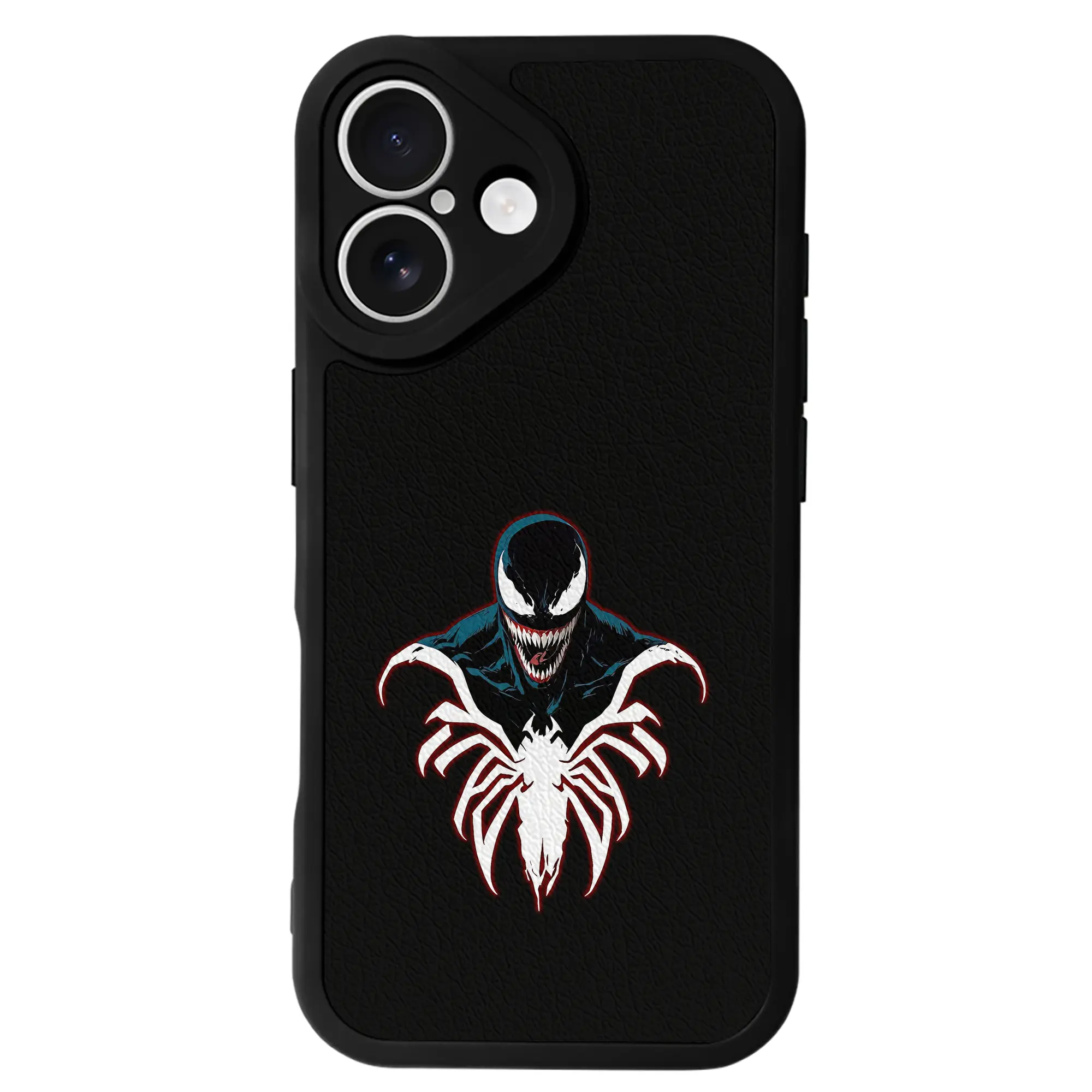 ヴェノム グッズ,ヴェノム - IPhone 16シリーズ対応 ・ シリコンスマホケース ・ レザー調 ・ 高精度フィット ・ 耐衝撃 ・ ワイヤレス充電対応 ・ 精密カット